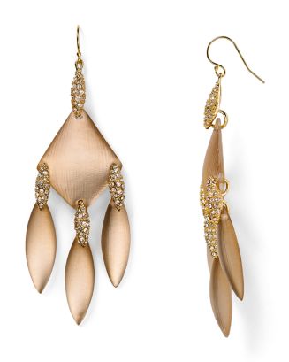 Alexis Bittar Lucite Crystal Embellished Chandelier Earrings ...