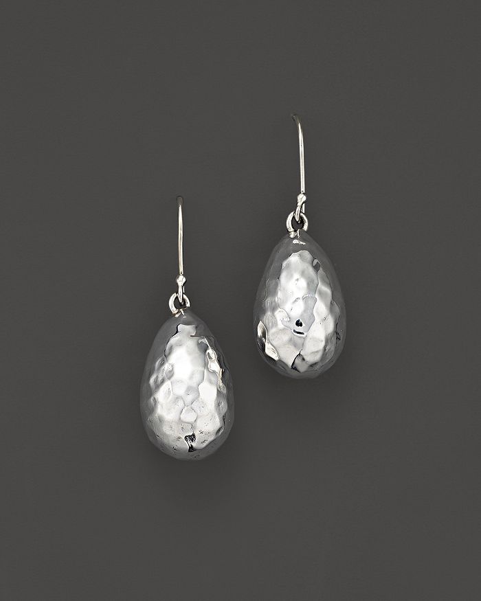 Ippolita Sterling Silver Glamazon Medium Raindrop Bead Earrings In White