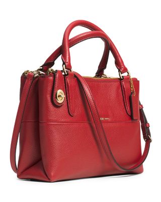 COACH Mini Turnlock Borough Bag in Pebbled Leather