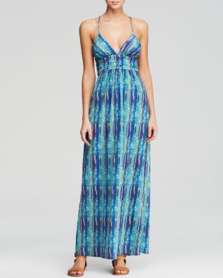 ViX Paula Hermanny ViX Stone Alexia Long Swim Cover-Up Maxi Dress |  Bloomingdale's Women