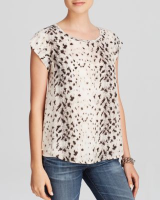 Joie Top - Rancher B Leopard Print Silk | Bloomingdale's