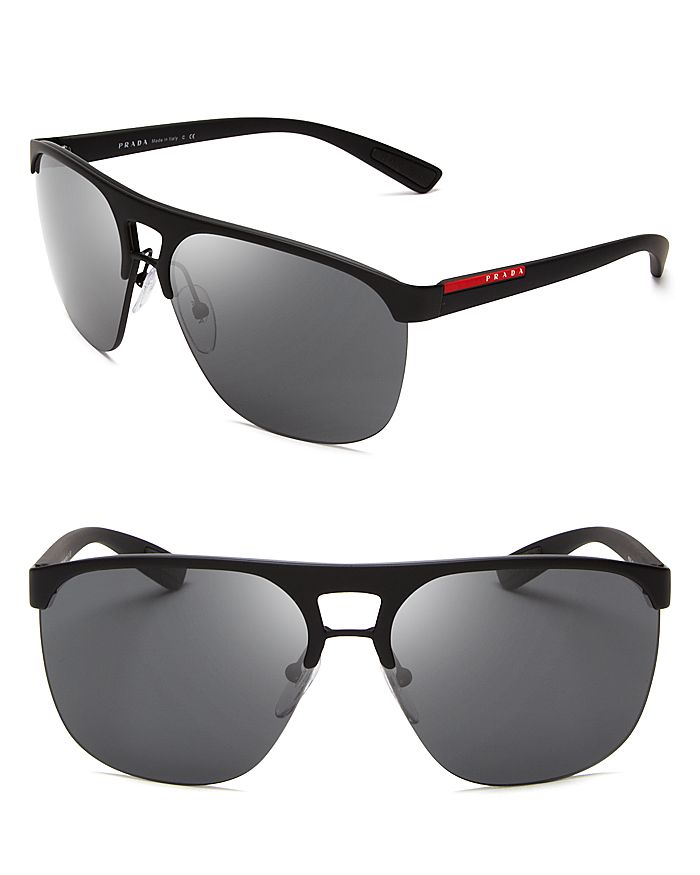 Prada Men's Navigator Sunglasses | Bloomingdale's