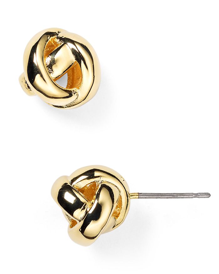 kate spade new york Dainty Sparklers Knot Stud Earrings