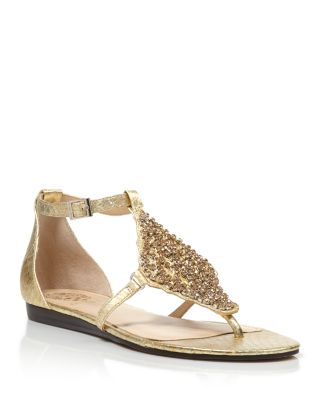 vince camuto jeweled sandals