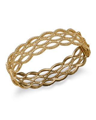 Roberto Coin 18K Yellow Gold Triple Row Twisted Bangle | Bloomingdale's