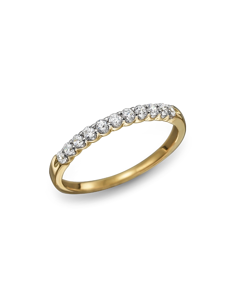 Bloomingdale's Diamond Band Ring In 14k Yellow Gold, .25 Ct. T. W. - Exclusive In Gold