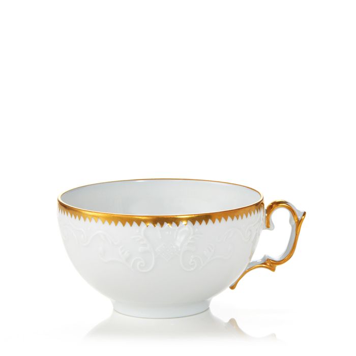 Shop Anna Weatherley Simply Anna Gold Tea Cup In White/gold