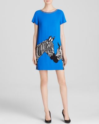 alice and olivia zebra dress