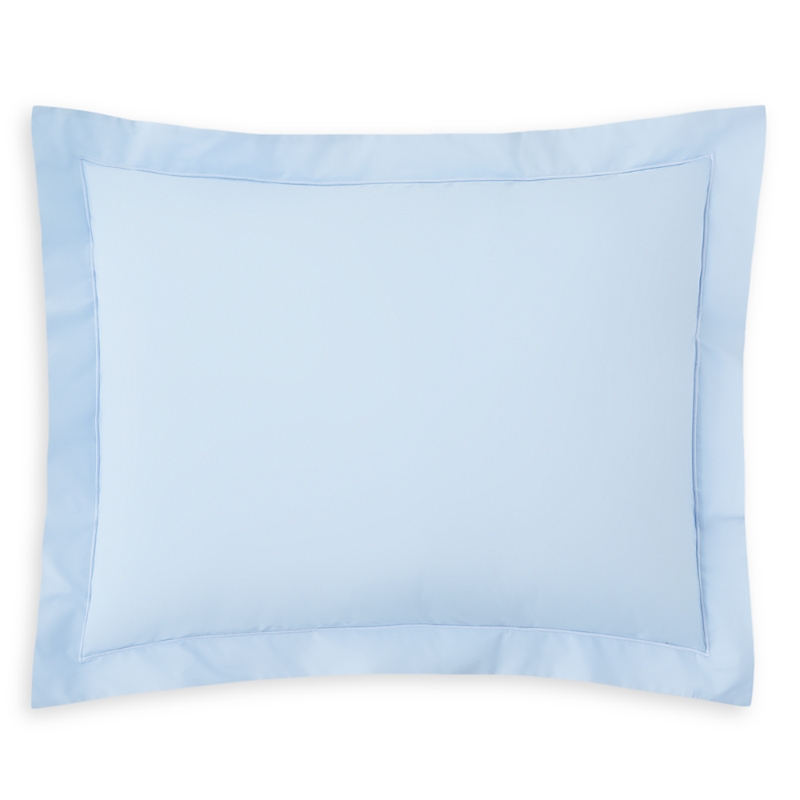 Anne De Solene Vexin 200 Thread-count King Sham In Azur Blue