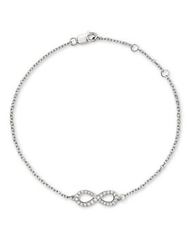 Bloomingdale's - Diamond Infinity Bracelet in 14K White Gold, .15 ct. t.w. - 100% Exclusive