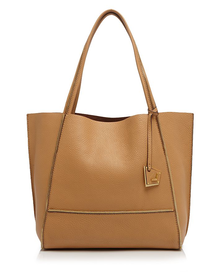 Botkier Soho Heavy Grain Pebbled Leather Tote In Camel/gold