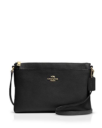 COACH Journal Crossbody in Polished Pebble Leather | Bloomingdale's