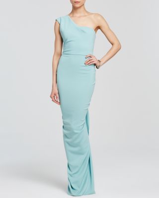 Nicole Bakti One Shoulder Dress