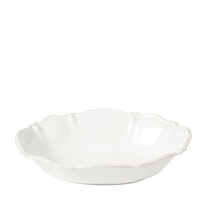 Juliska Berry & Thread 10" Oval Serving Bowl - Whitewash In White