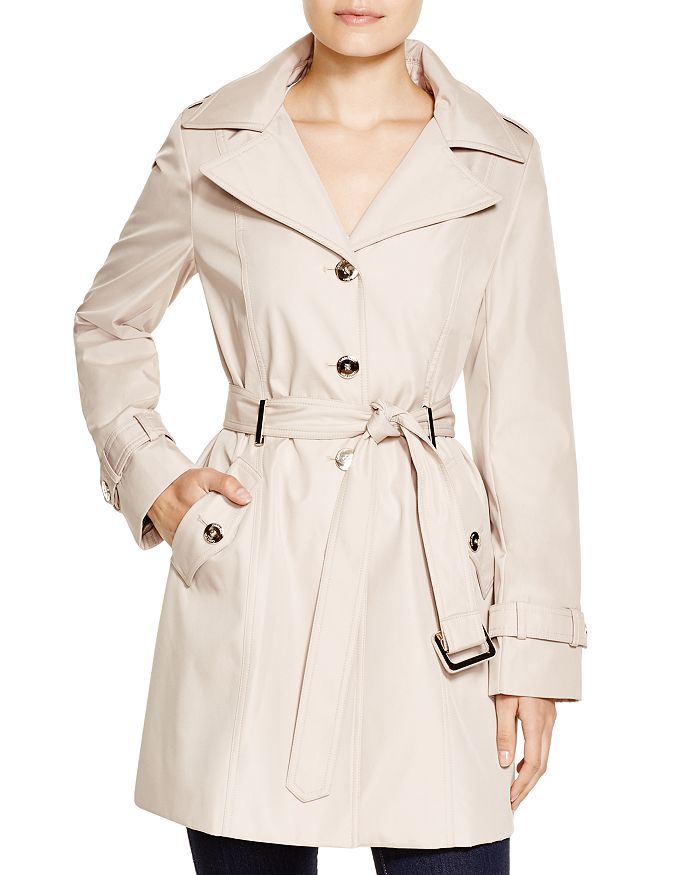 Calvin Klein Hooded Trench Coat | Bloomingdale's