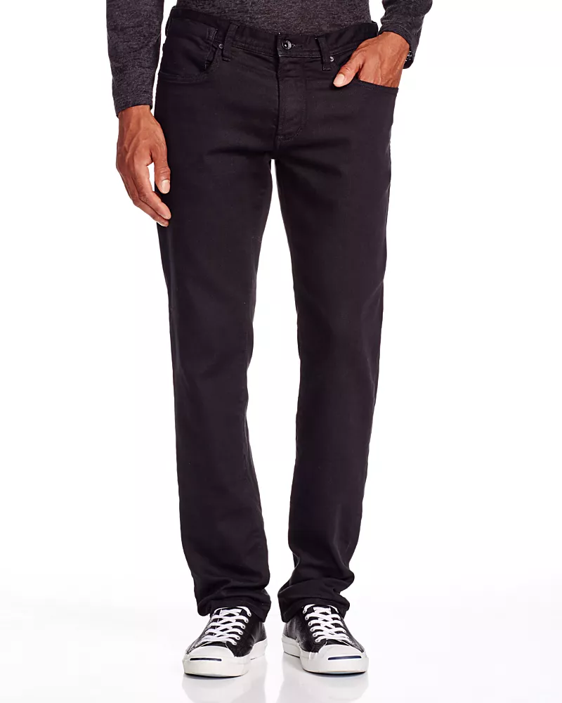 John Varvatos Usa J701 Straight Fit Jeans in Black