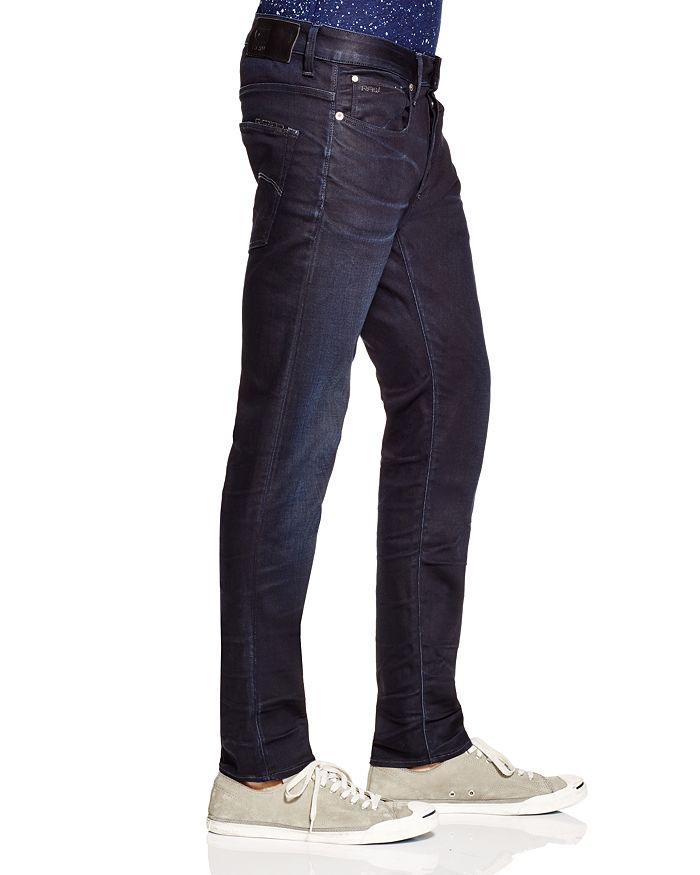 Shop G-star Raw 3301 Slander Slim Fit Jeans In Dark Aged