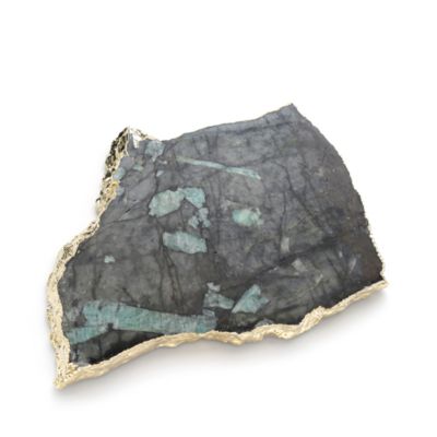 ANNA new york by RabLabs - Kiva Medium Pure Emerald & Gold Platter