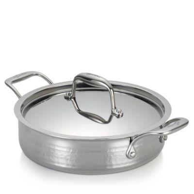 Lagostina - Martellata Tri-Ply Stainless Steel 3-Quart Covered Casserole