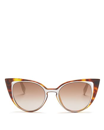Fendi Women S Floating Cat Eye Sunglasses 51mm Bloomingdale S