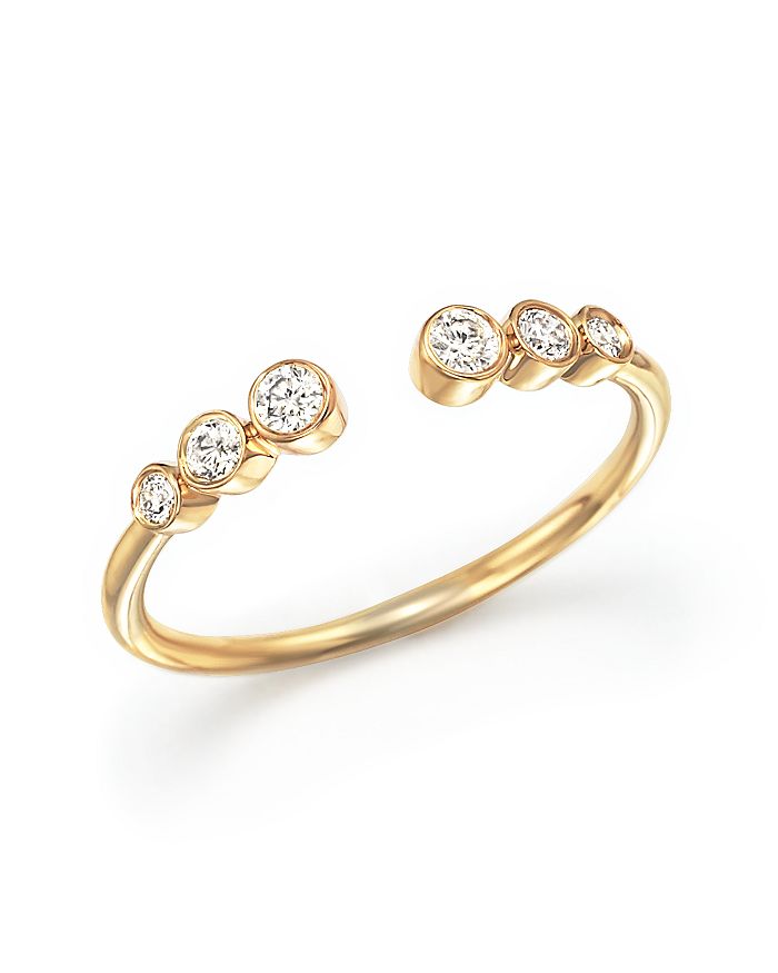 Bloomingdale's Diamond Bezel Ring in 14K Yellow Gold, .20 ct. t.w ...