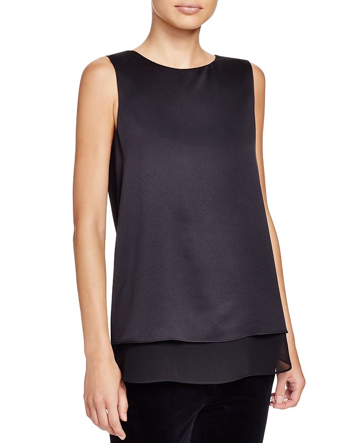 Cooper & Ella Avery Tiered Sleeveless Blouse | Bloomingdale's