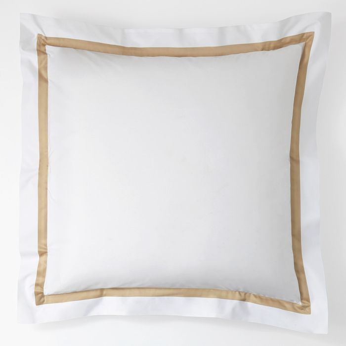 Matouk Lowell 600 Thread Count Euro Sham In Sand