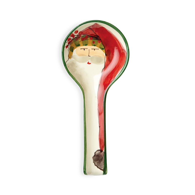 Vietri Old St. Nick Spoon Rest In Multi