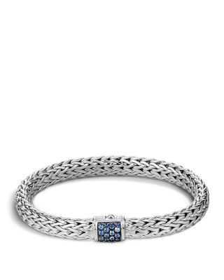 Classic Chain Sterling Silver Lava Bracelet