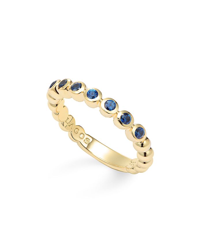 LAGOS 18K Gold and Sapphire Stackable Ring | Bloomingdale's