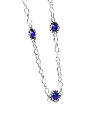 LAGOS Lapis Doublet Necklace, 20"