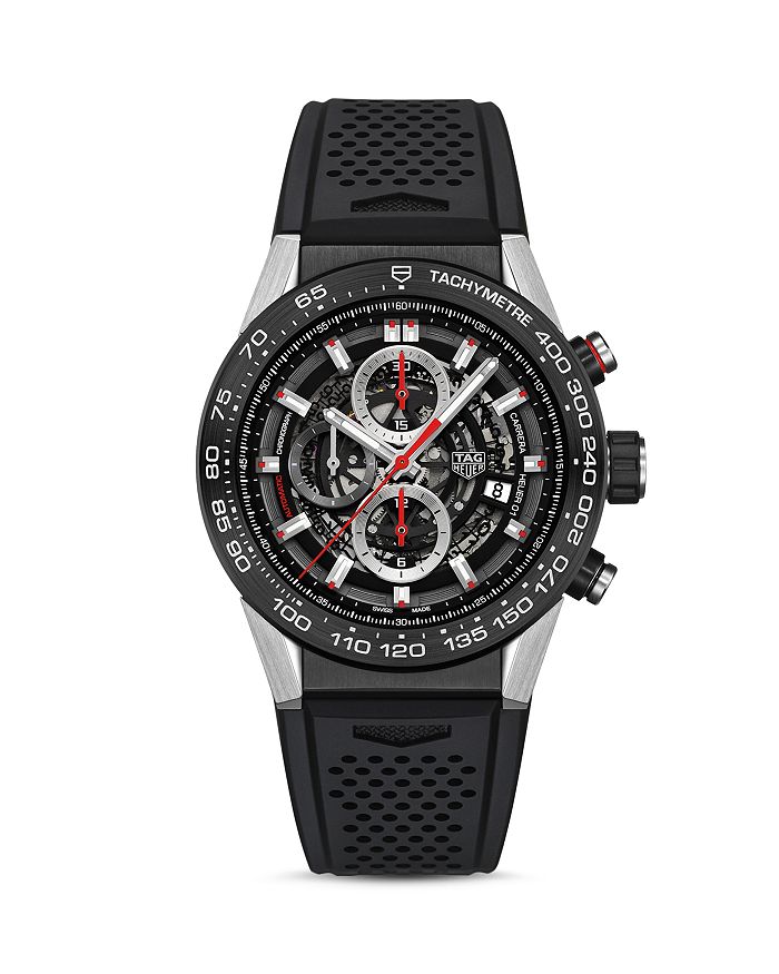 TAG HEUER CARRERA HEUER 01 CHRONOGRAPH, 45MM,CAR2A1Z.FT6044