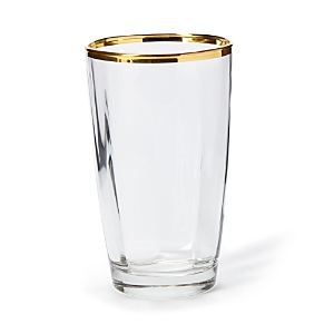 Vietri Optical Gold Highball Glass
