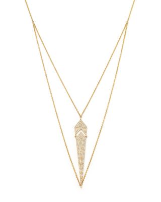 Bloomingdale's Diamond Pendant Necklace In 14K Yellow Gold, .50 Ct. T.w ...