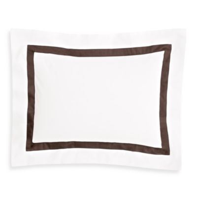 Matouk Lowell Boudoir Sham In Chocolate