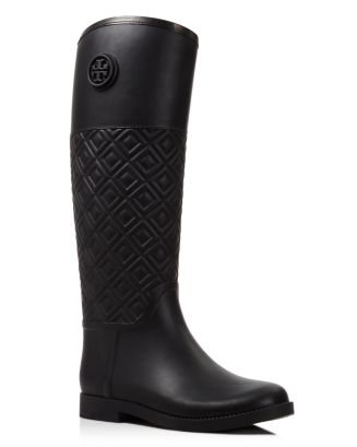 Tory Burch Marion Quilted Rain Boots | Bloomingdale's