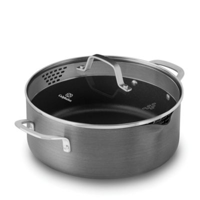 Calphalon Classic Nonstick Strain-and-Pour 7-Quart Dutch Oven with Lid