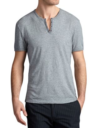 John Varvatos Star USA Grommet V-Neck Tee | Bloomingdale's