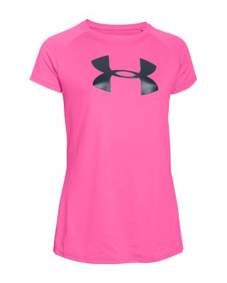 Under Armour Girls' Big Logo Tee - Big Kid