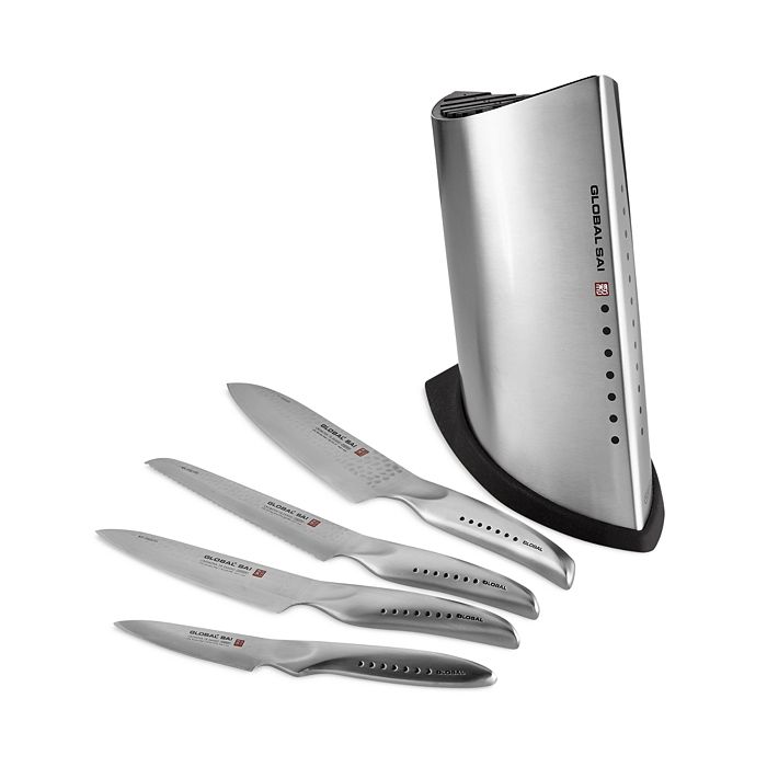 Global Sai 5Piece Knife Block Set Bloomingdale's