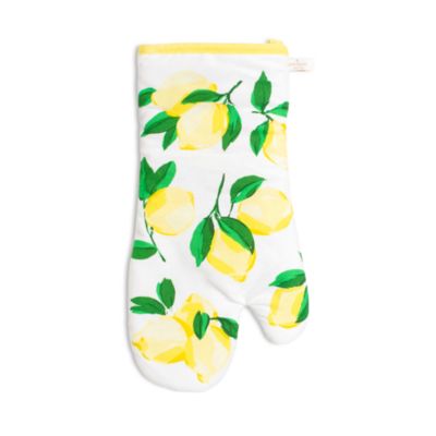 kate spade lemon oven mitt