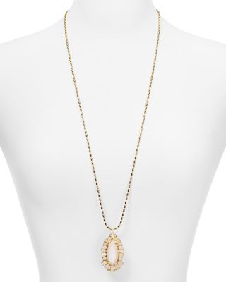 Seastone Sparkle Pendant Necklace, 32 