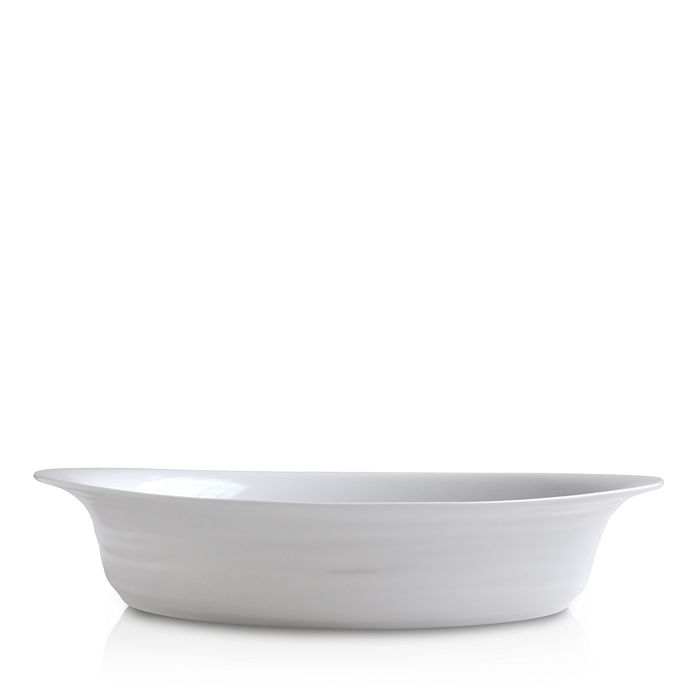 Shop Bernardaud Origine Roasting Dish In White