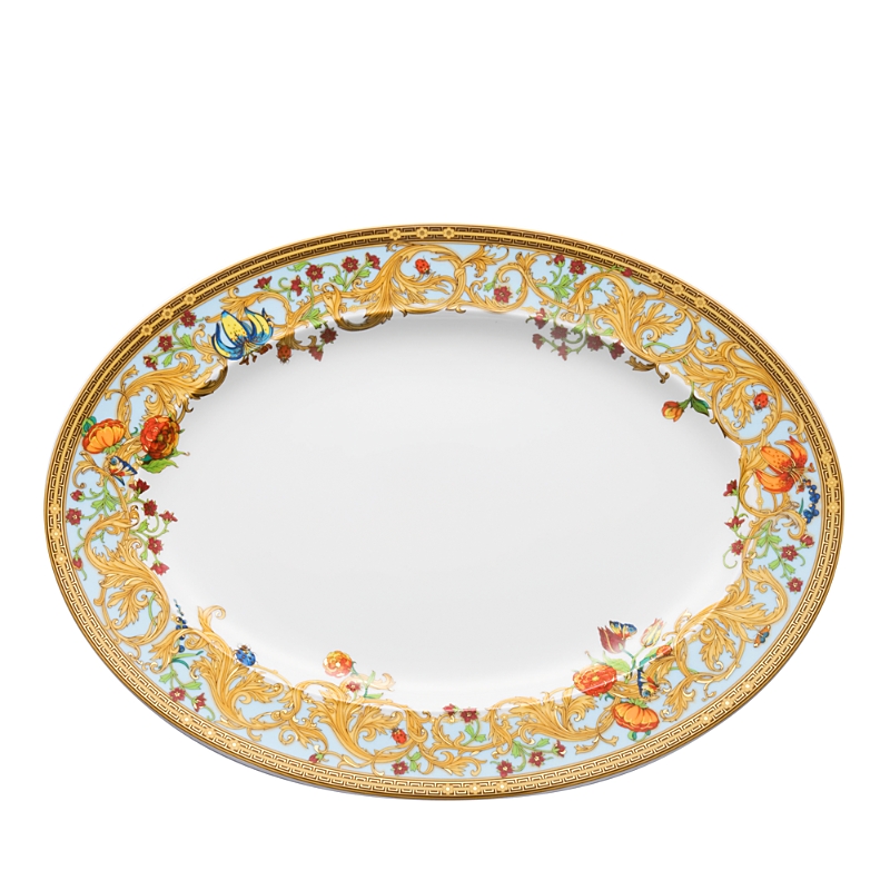 Versace Rosenthal Meets Al Butterfly Garden Large Platter