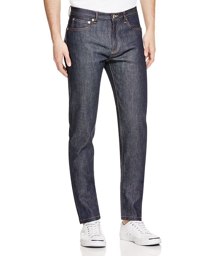 Shop Apc Petit New Standard Slim Fit Jeans In Indigo Stretch