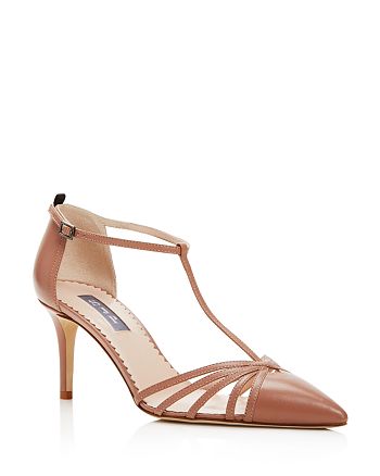 SJP by Sarah Jessica Parker - Women's Carrie T Strap Pointed Toe Pumps