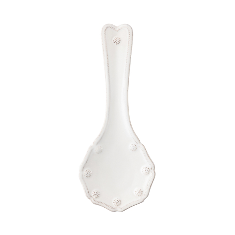 Juliska Berry & Thread Spoon Rest - Whitewash In Whitewash
