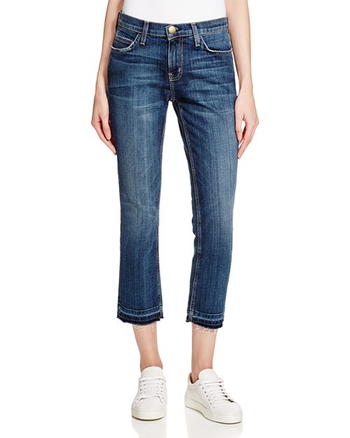 Current/Elliott Cropped Straight Jeans in Loved | Bloomingdale's