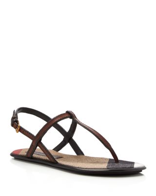 burberry flat sandals