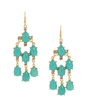 Sparkling Sage Oval Stone Trio Drop Earrings - Compare at $72 ...